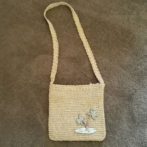 Cappelli straw purse